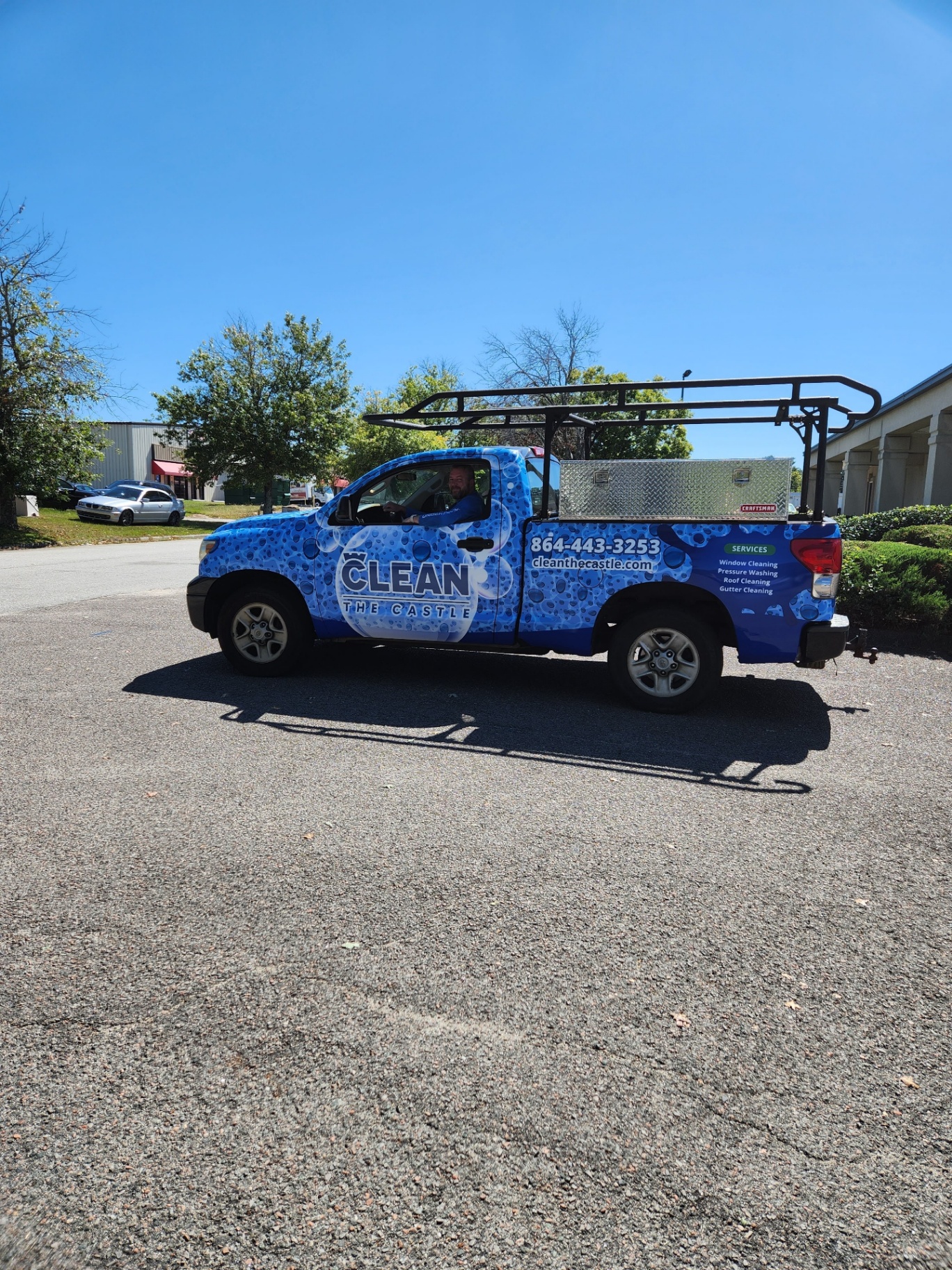 Clean The Castle service truck